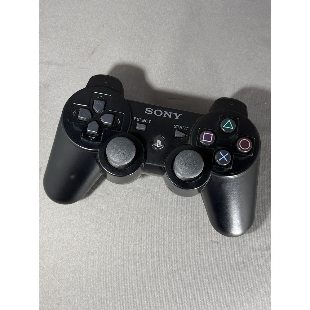 OEM RARE Sony PS3 Transparent Black Sixaxis Wireless Controller CECHZC1U Tested